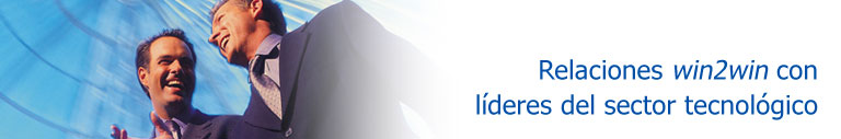 Relaciones win2win con lderes del sector tecnolgico