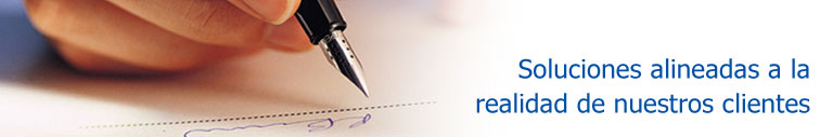 Soluciones alineada a la realidad de nuestros clientes