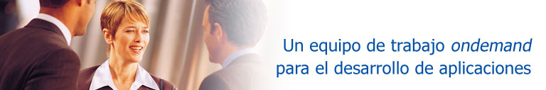 Un equipo de trabajo bajo demanda para el desarrollo de aplicaciones
